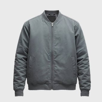 Mens Grey Bomber Jackets