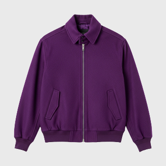 Mens Purple Wool Jackets