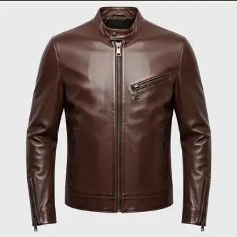Mens Brown Cafe Racer Jackets