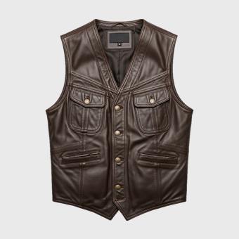 Men's Leather Vests