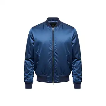 Mens Blue Bomber Jackets