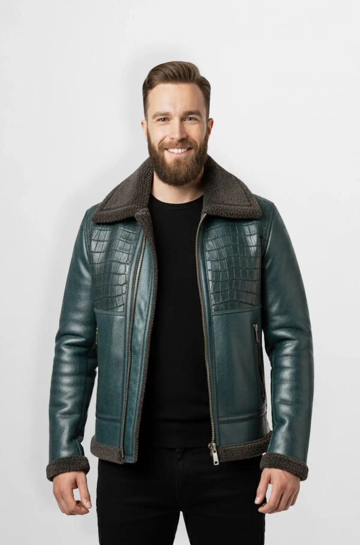 Arctic Teal Commander Jacket