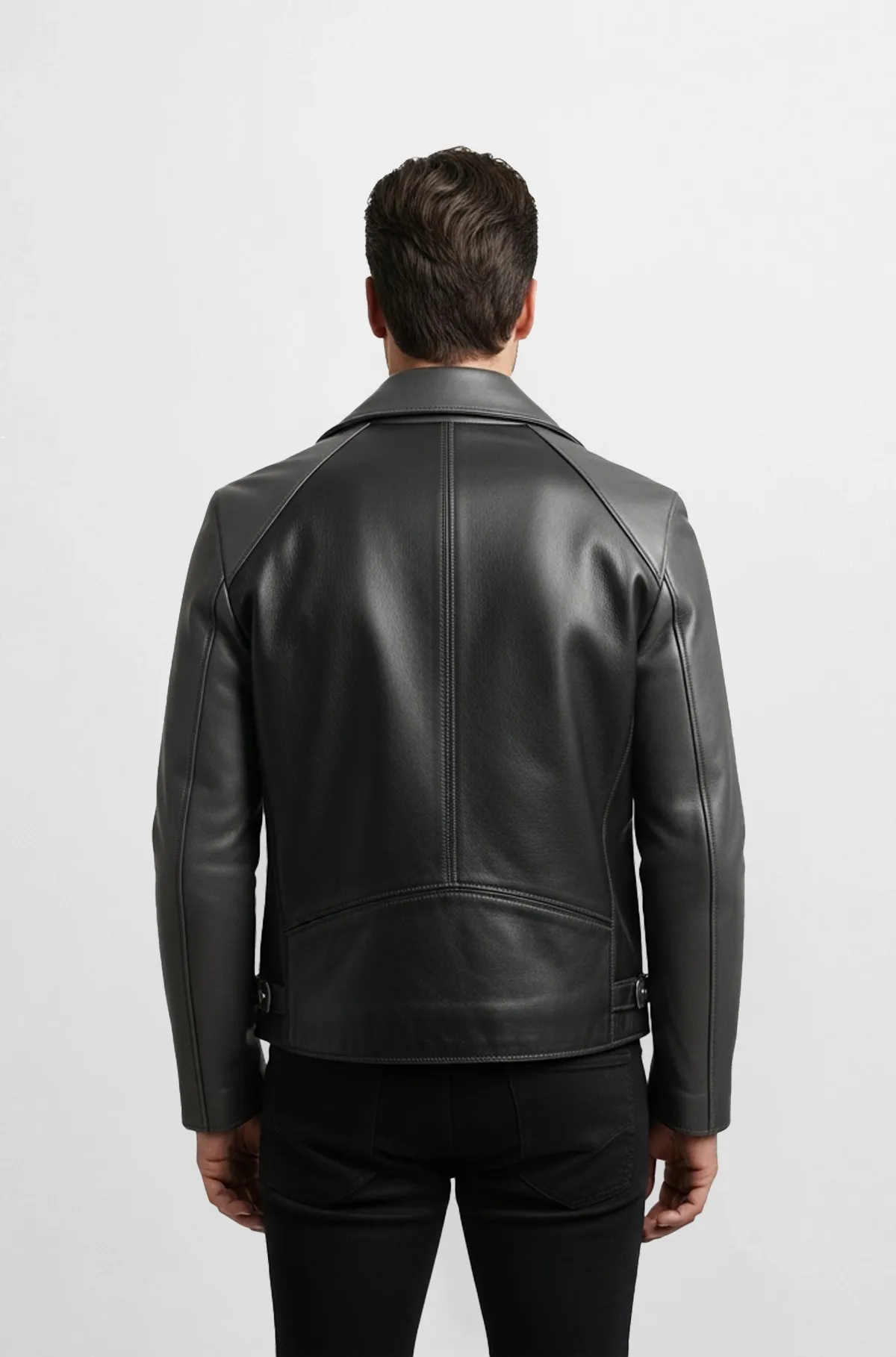 Charcoal Apex Biker Jacket