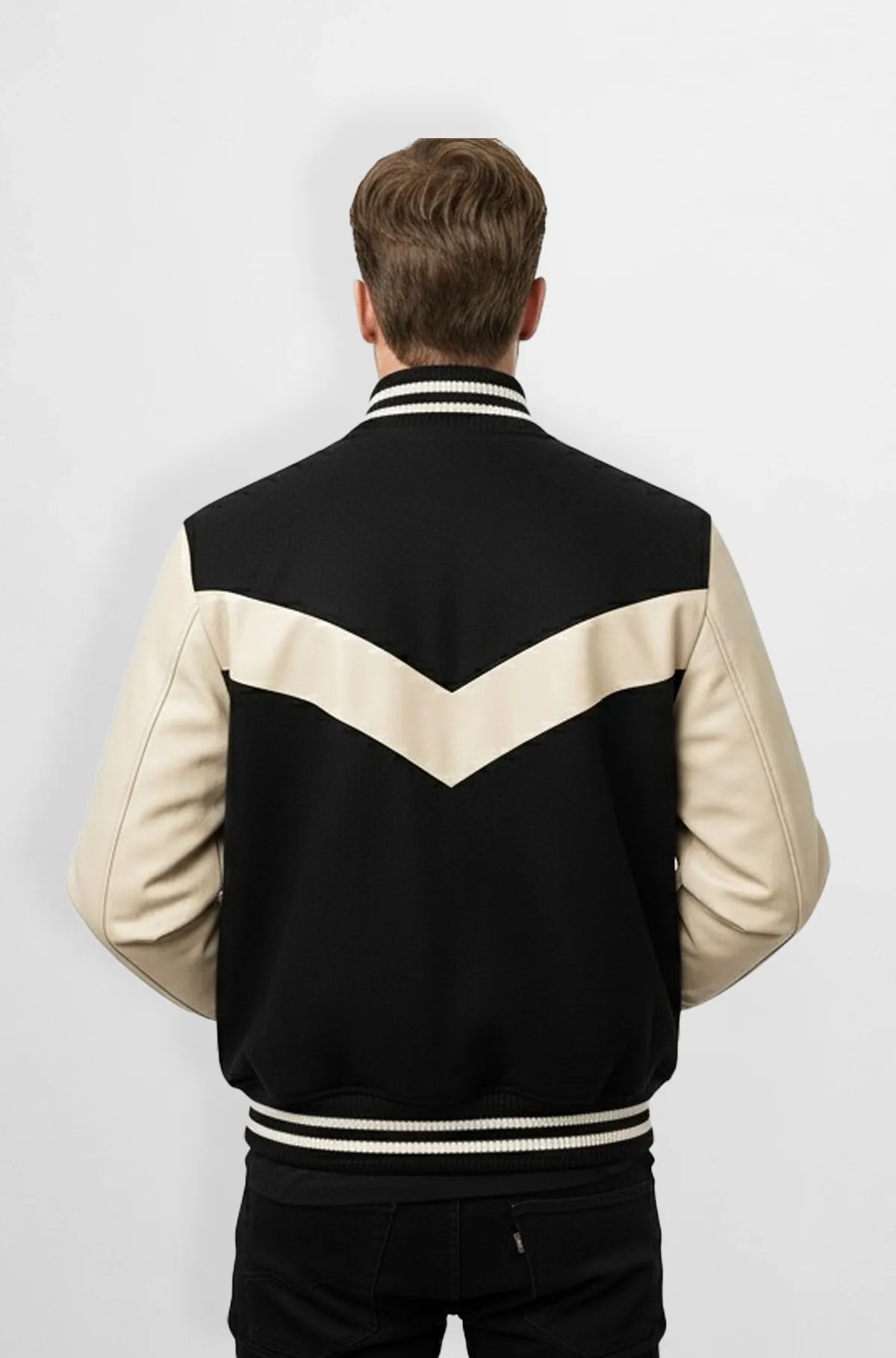 Chevron Strike Varsity Jacket