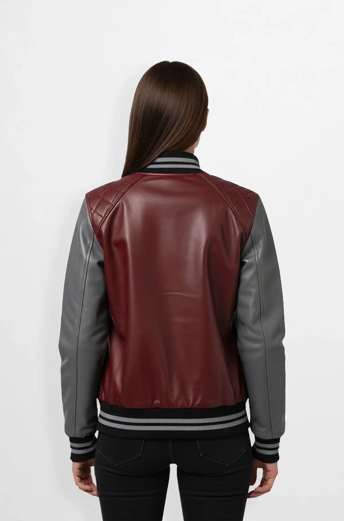 Crimson Edge Varsity Jacket
