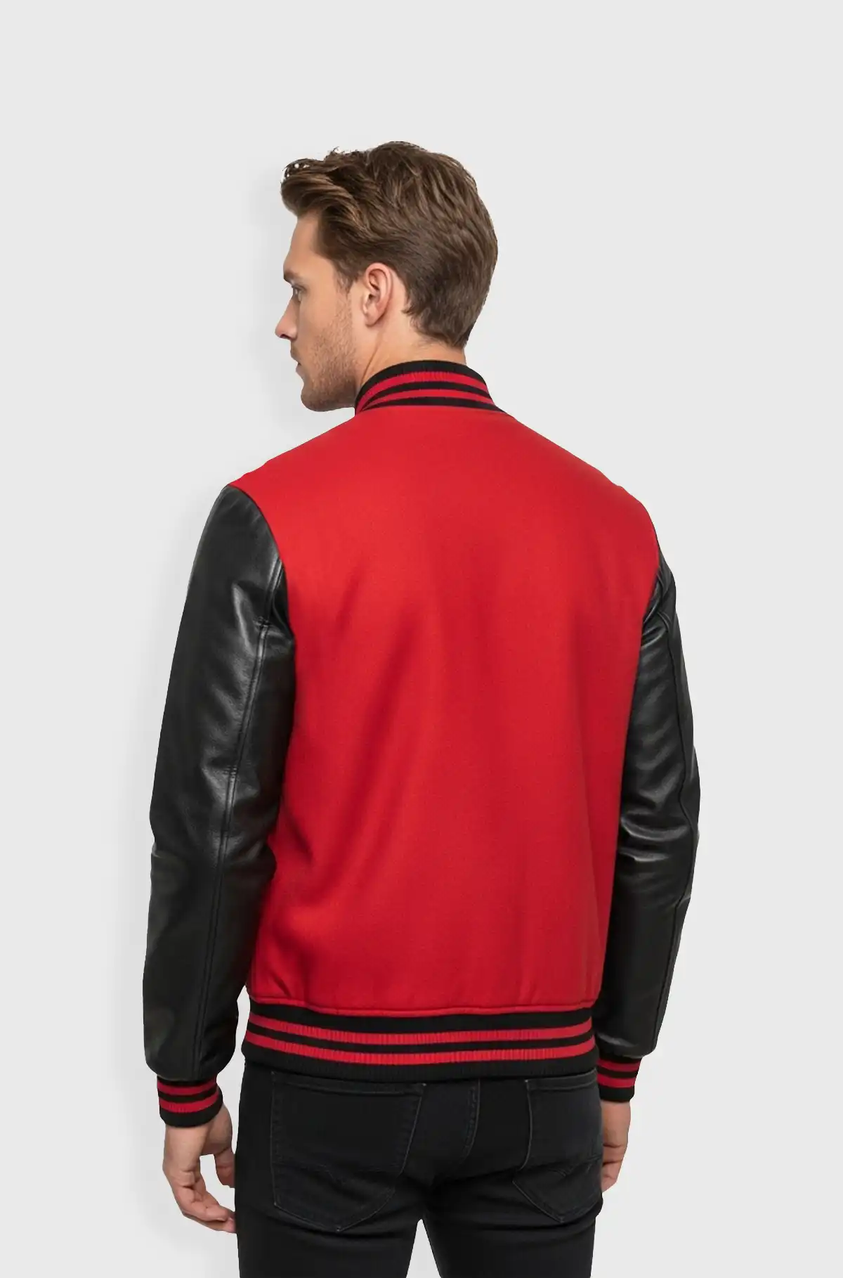 Crimson Rebel Varsity Jacket
