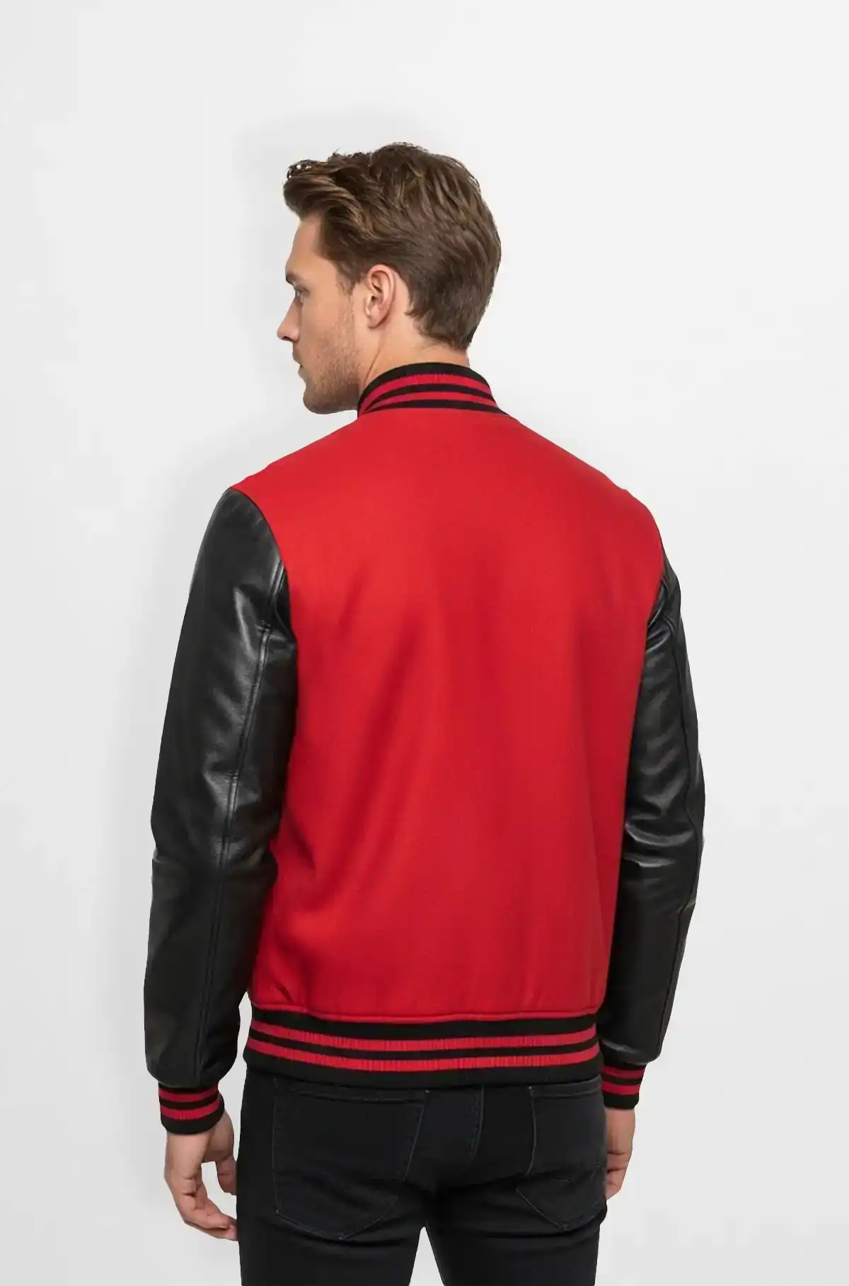Crimson Rebel Varsity Jacket