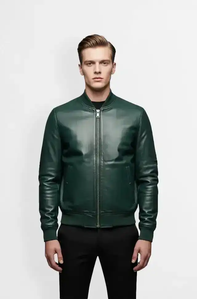 Emerald Classic Bomber Jacket