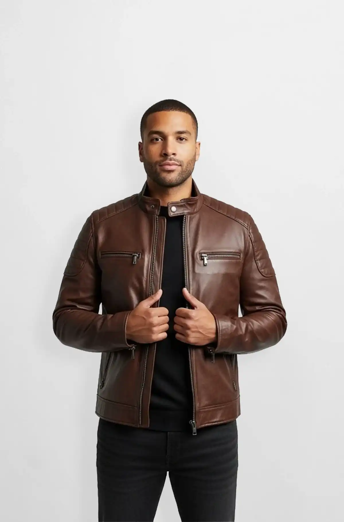 Genuine leather Racer Leather Jacket