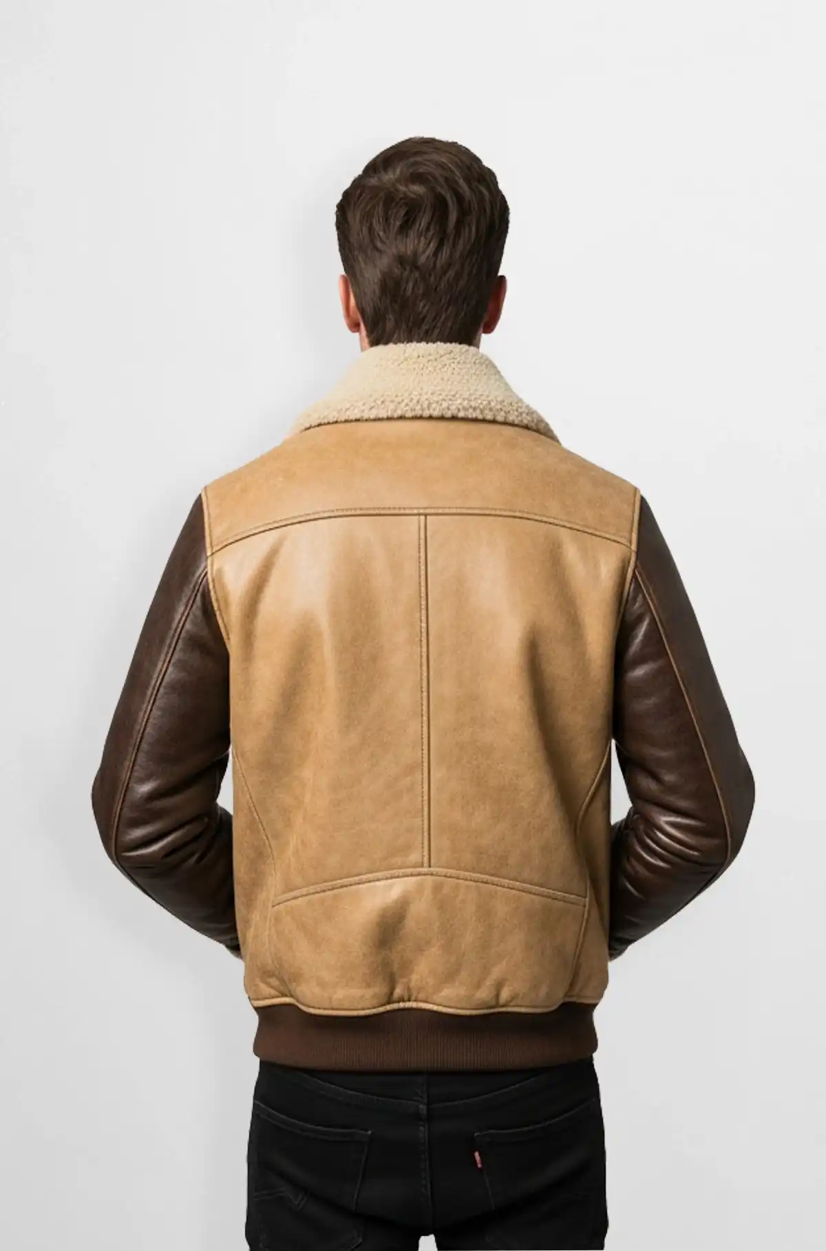 Heritage Skyfall Shearling Aviator Bomber
