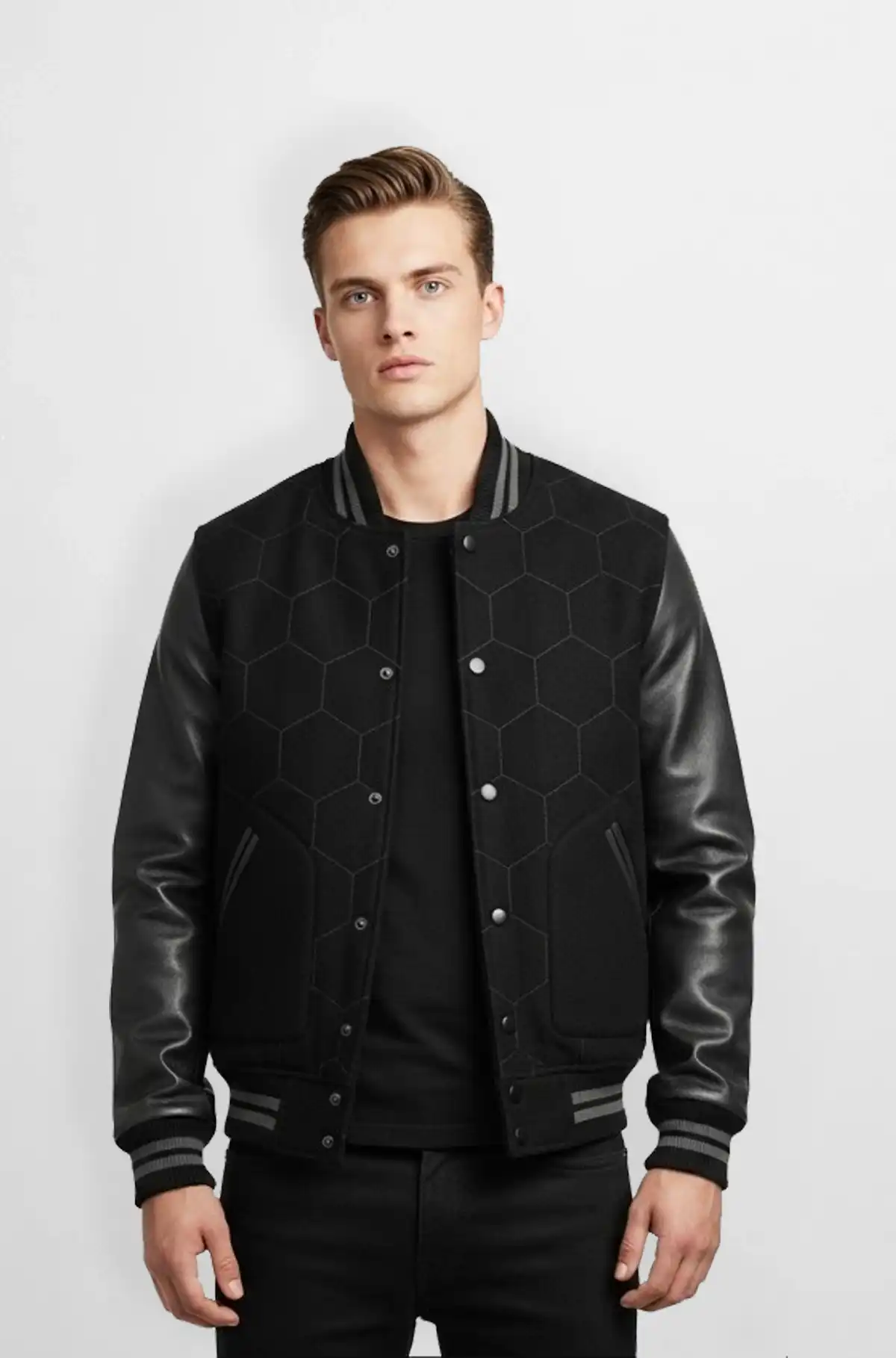 HexaCore Shadow Varsity Jacket