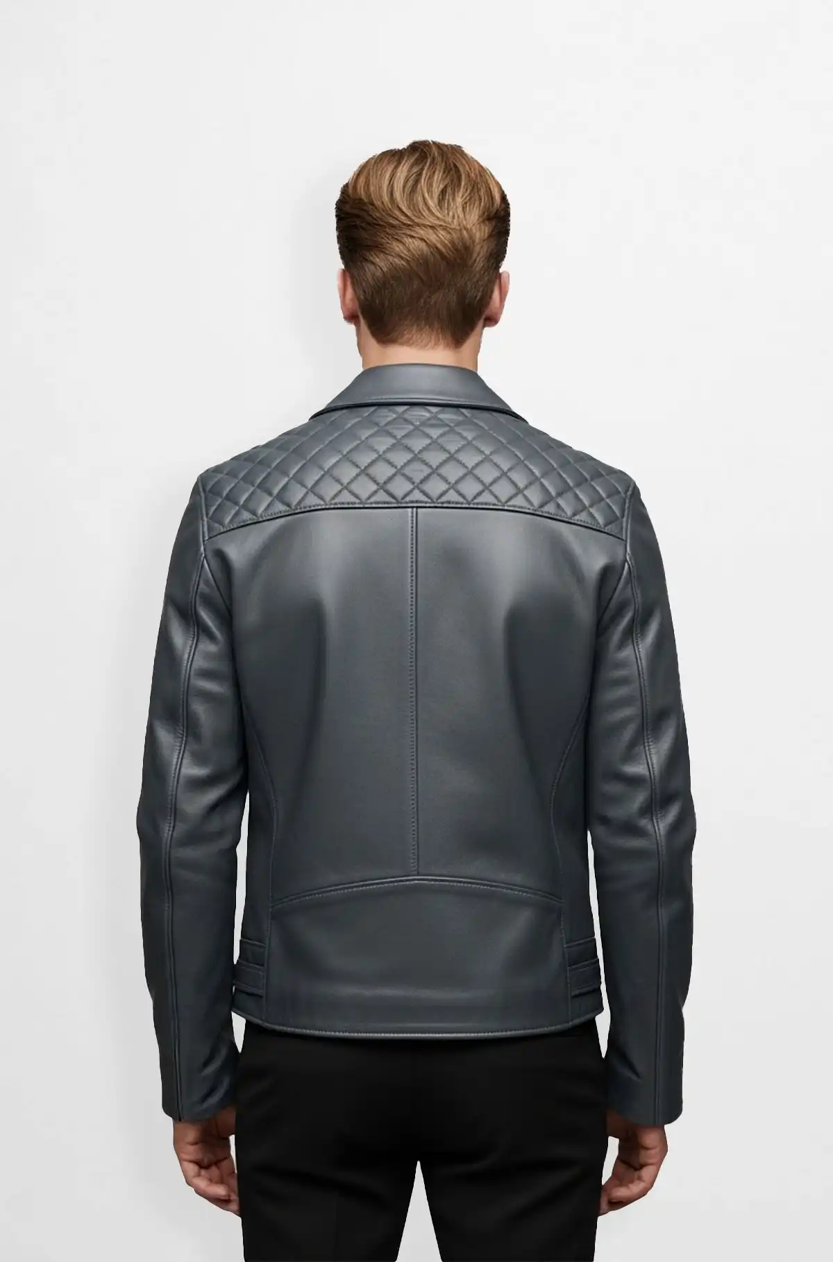 IronCrest Quilted Biker Jacket