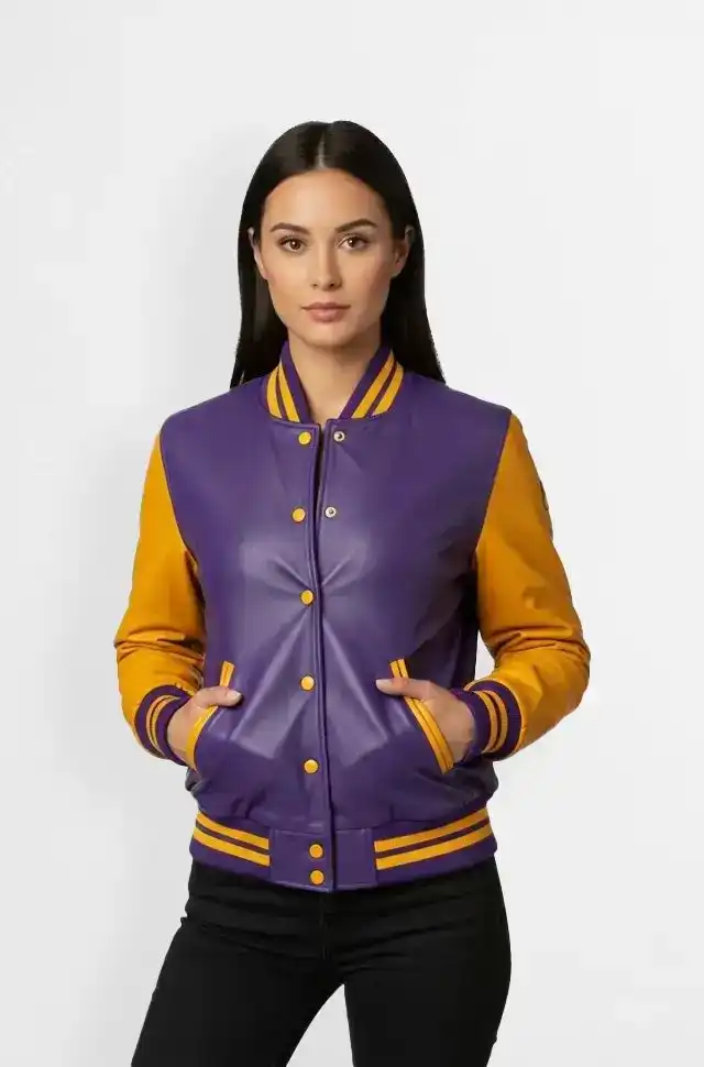 Lakers Flame Varsity Jacket