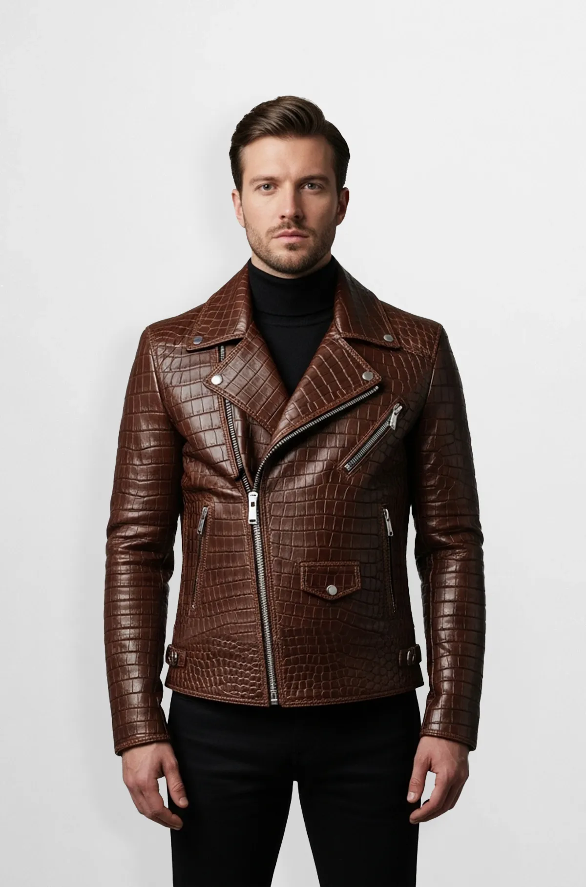 LuxeCroc Heritage Rider Jacket