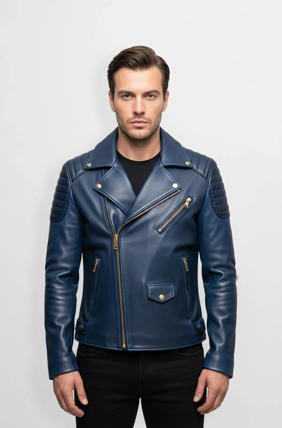 Midnight Apex Biker Jacket
