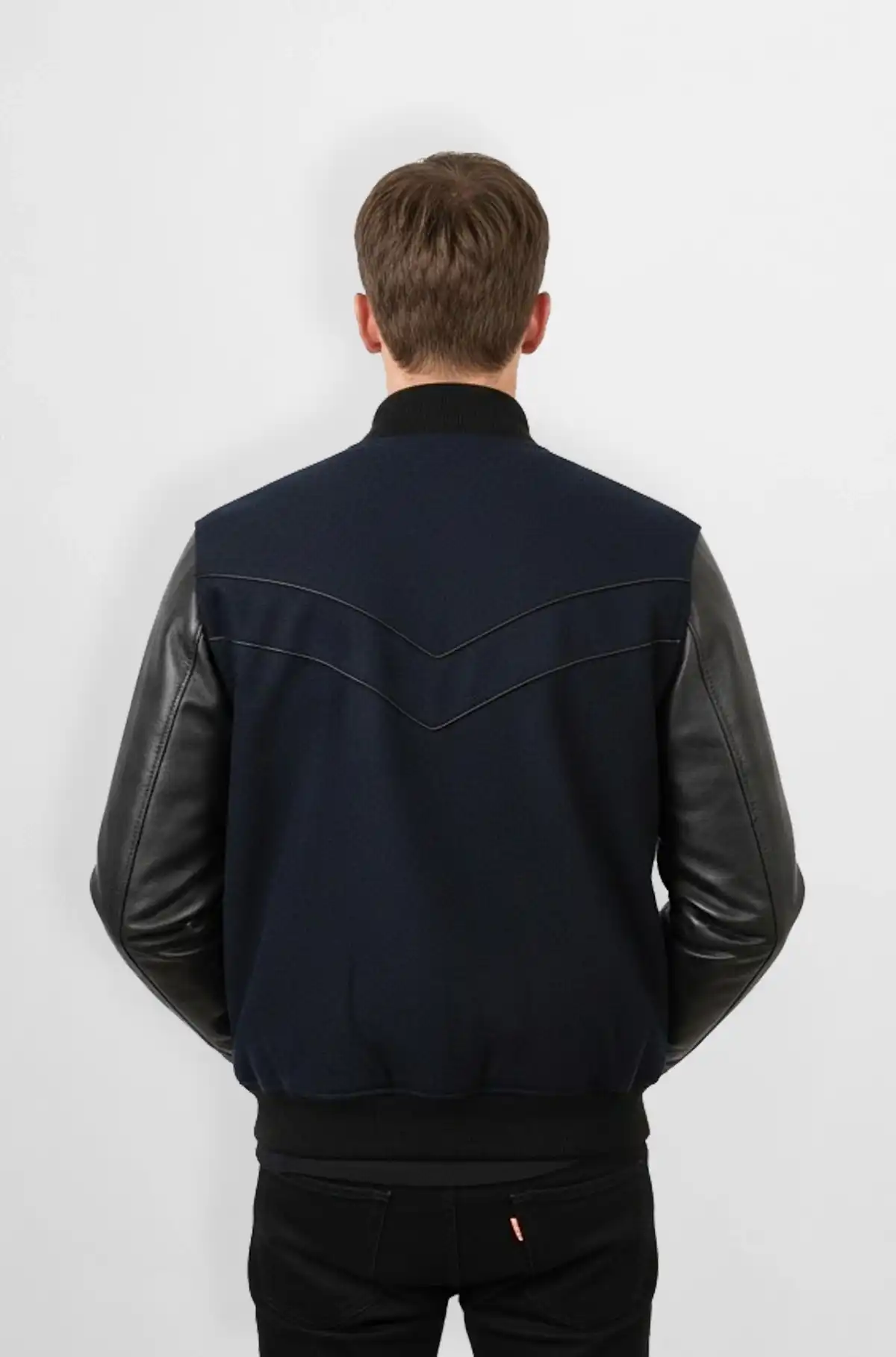 Midnight Bolt Varsity Jacket