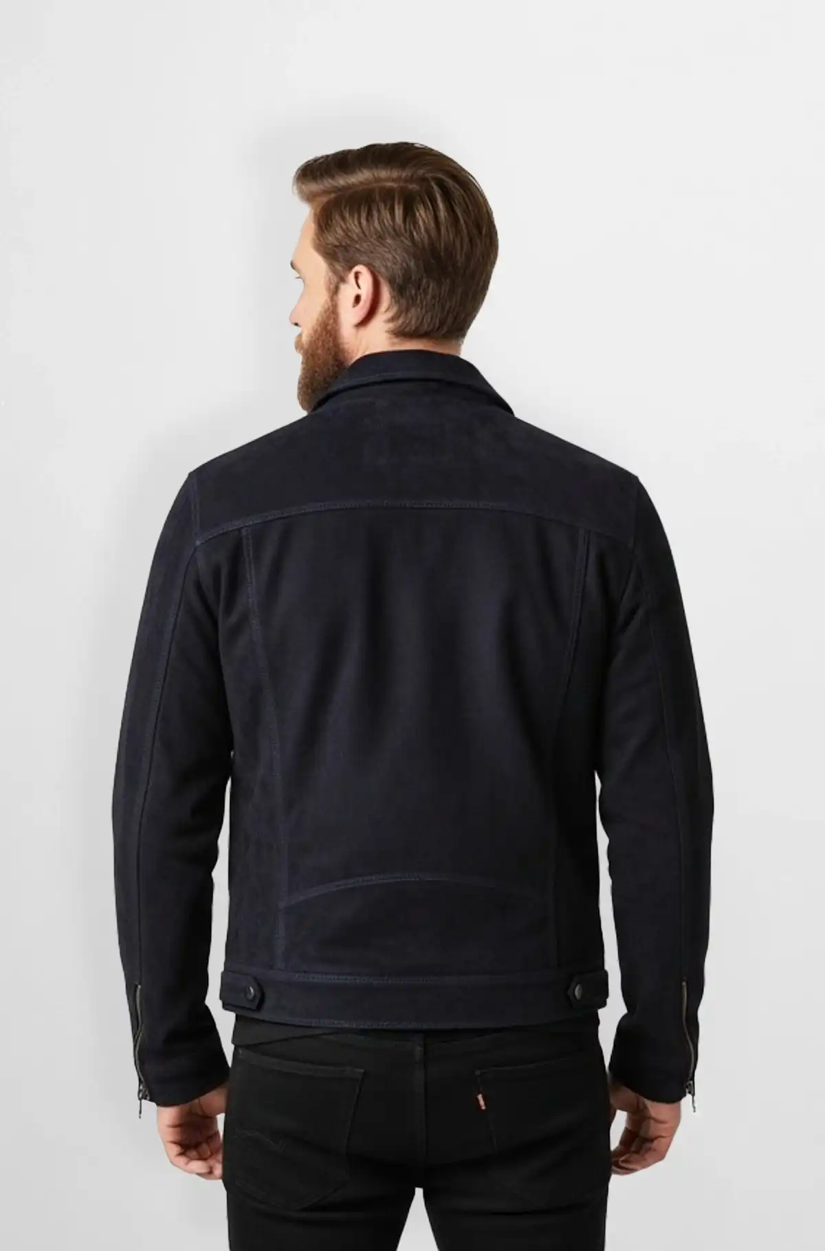 Midnight Edge Suede Jacket