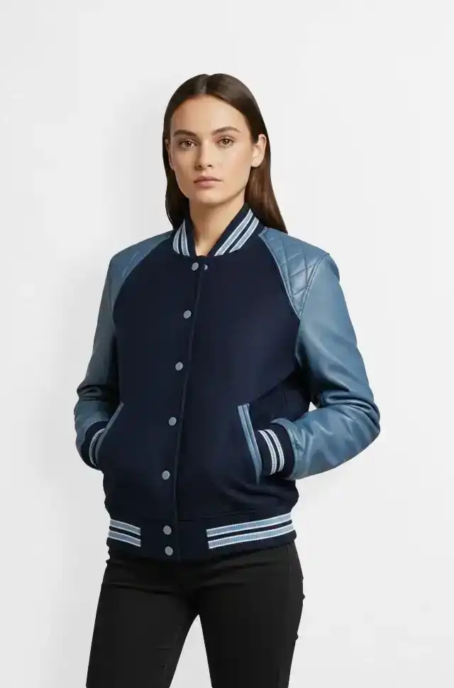 Midnight Mist Varsity Jacket