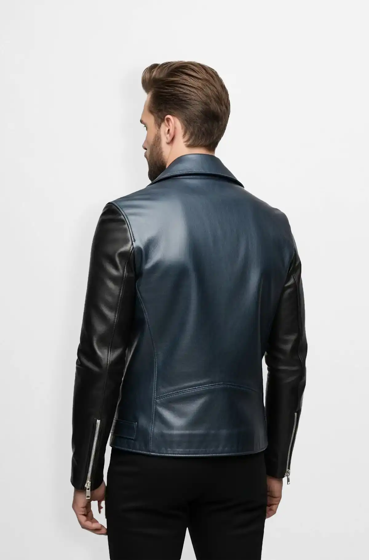 Midnight Vortex Biker Jacket
