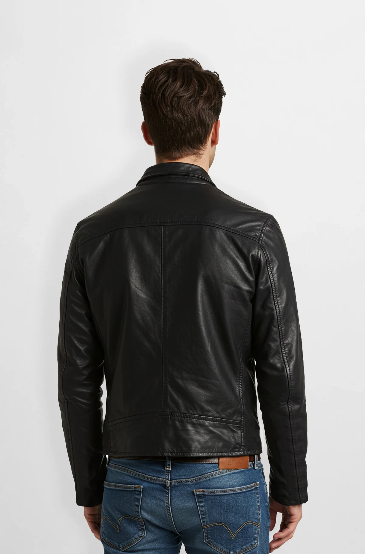 Night Black Leather Jacket