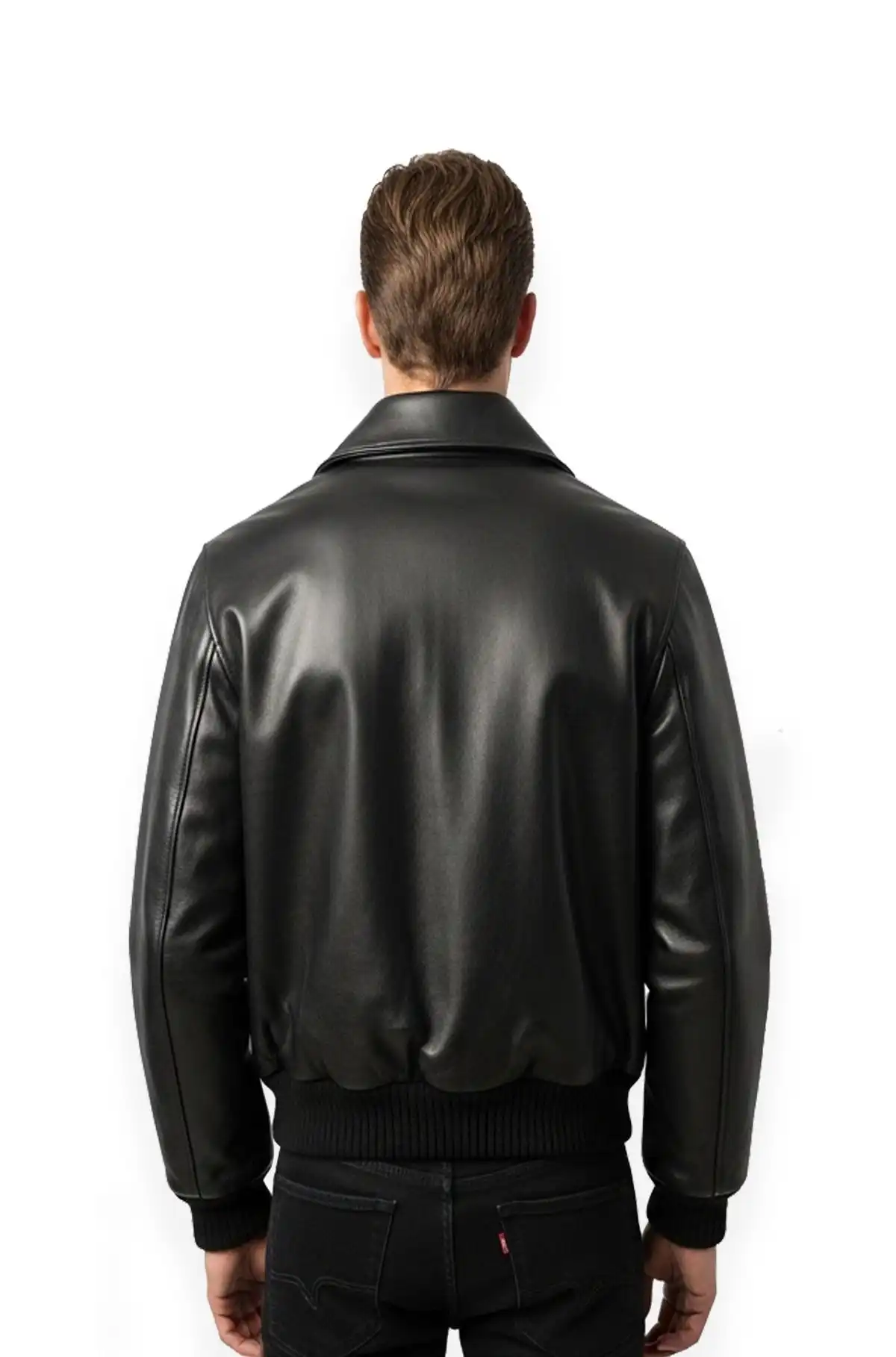 Nightfall Luxe Black Bomber Jacket