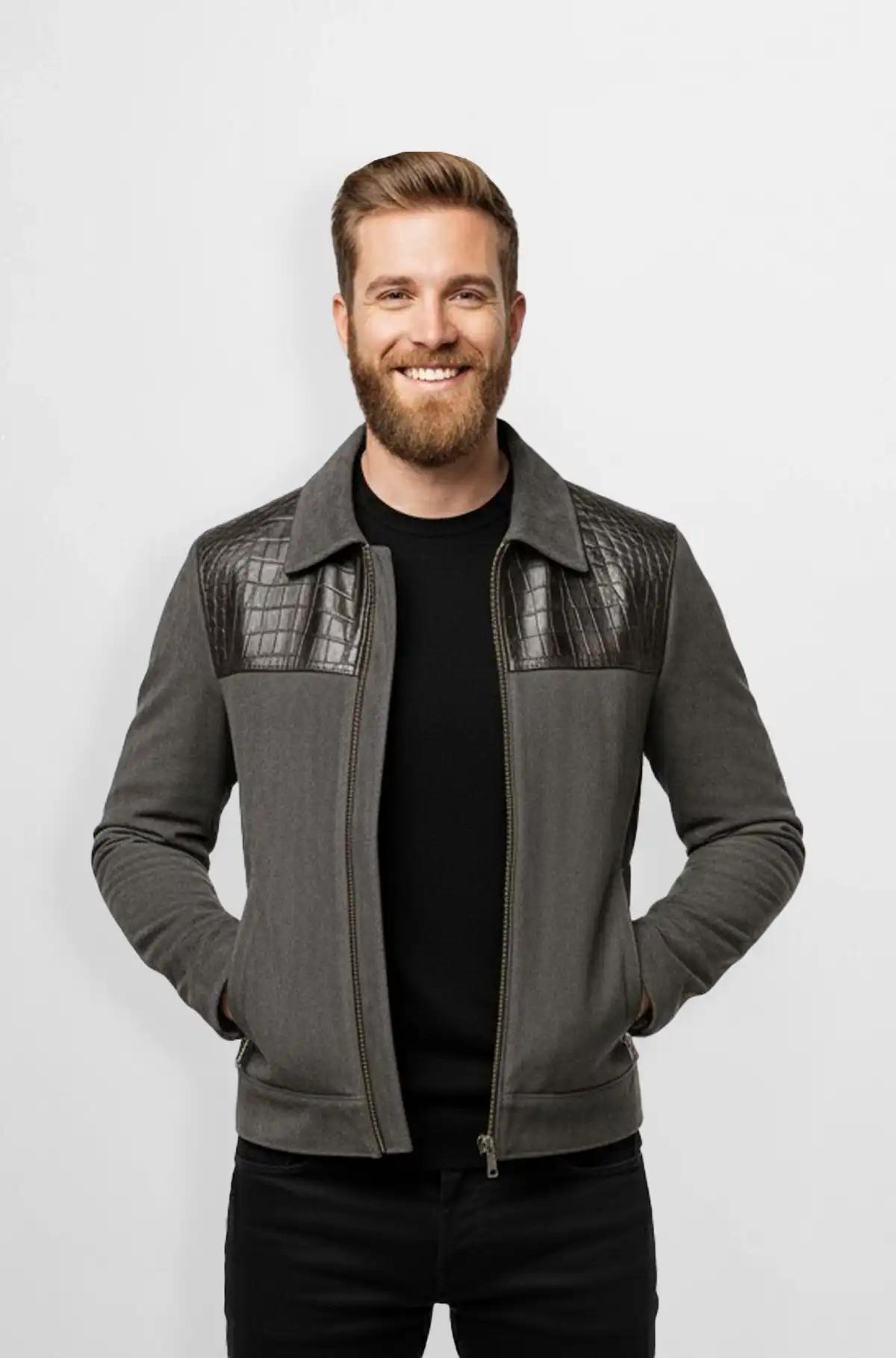 Obsidian Ridge Suede Jacket