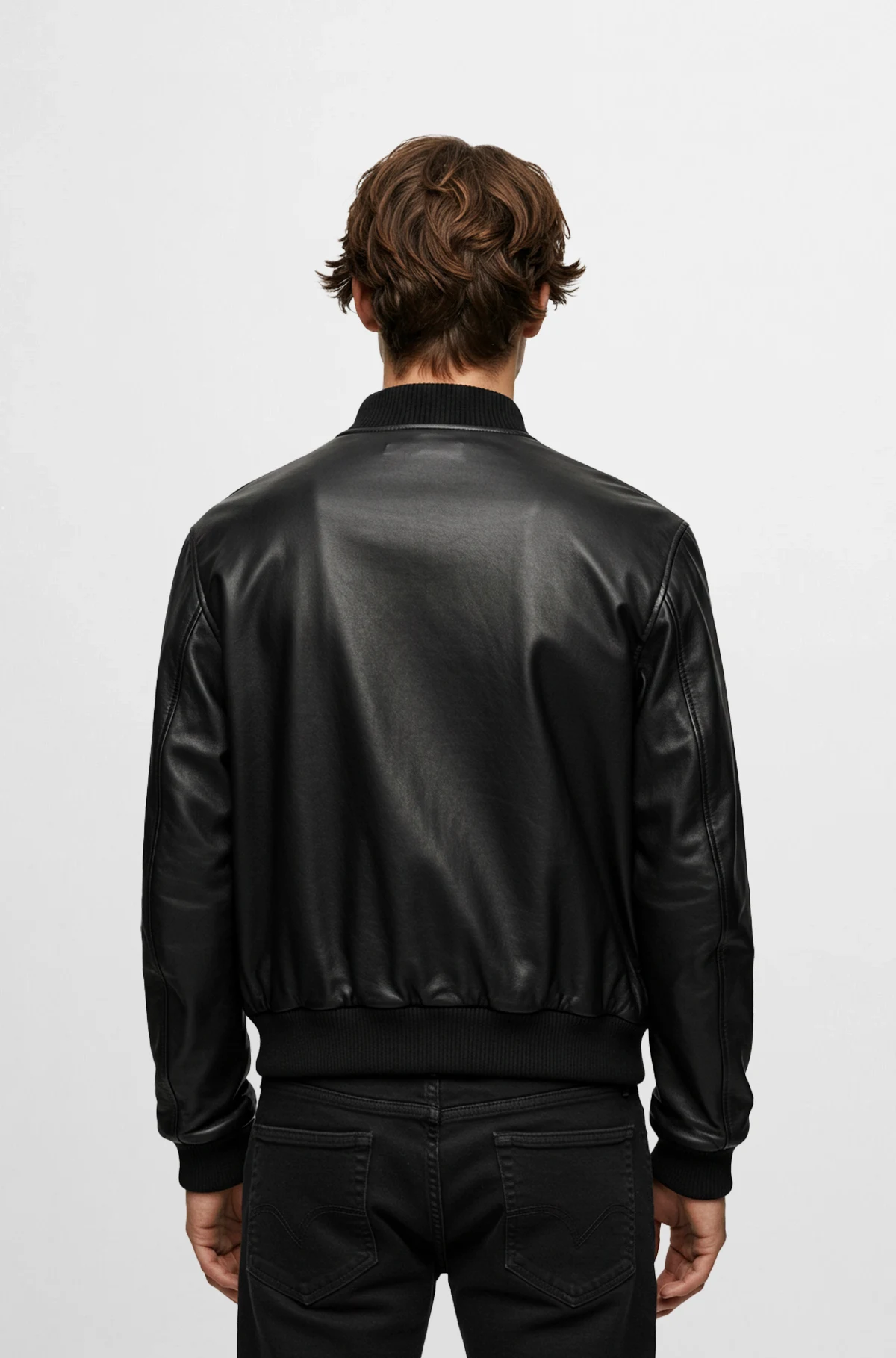 Plain black leather jacket for mens Plain black leather jacket for mens
