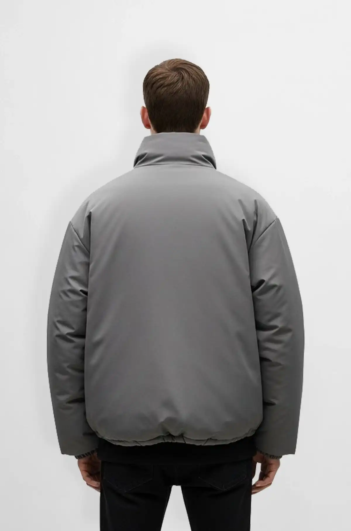 Premium Grey Puffer Jacket