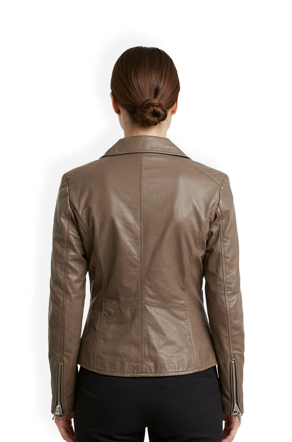 Premium Leather Double Breasted Jacket