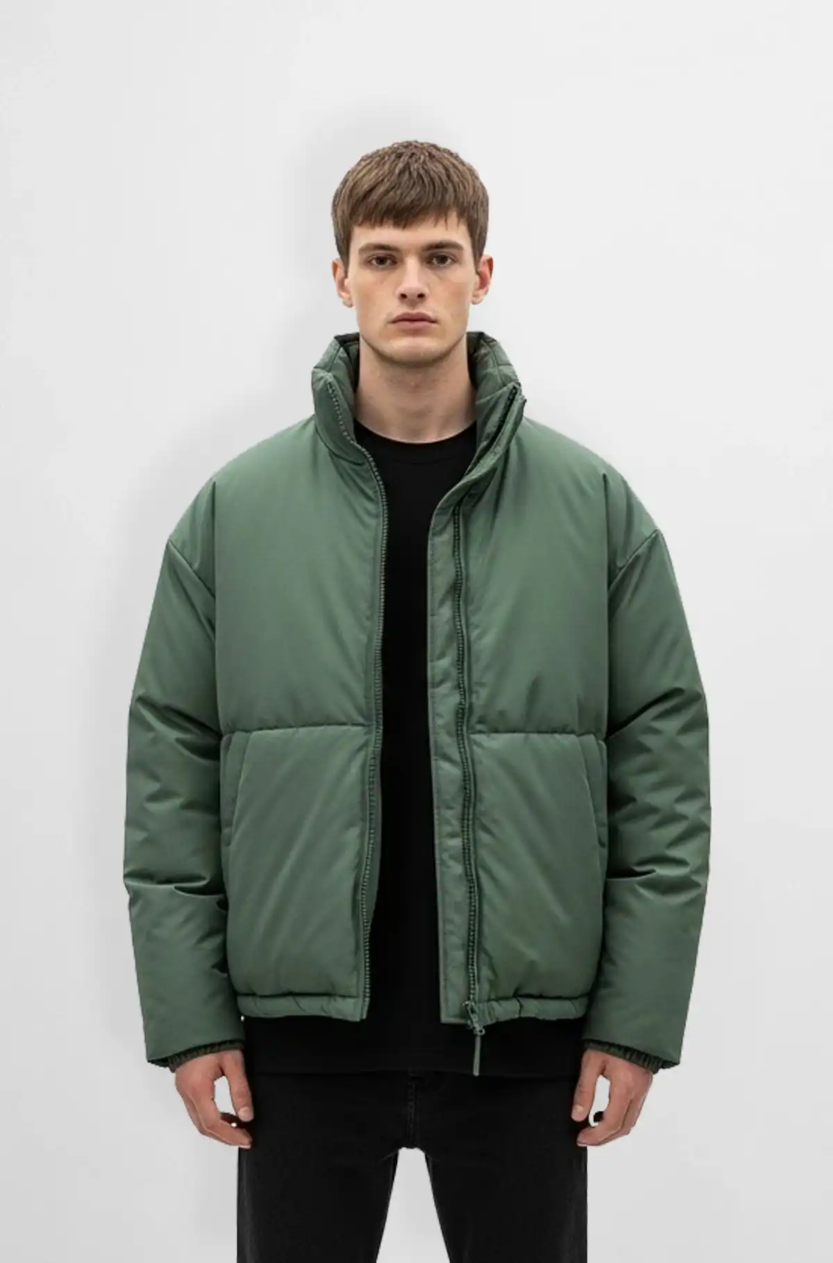 Premium Mint Green Puffer Jacket