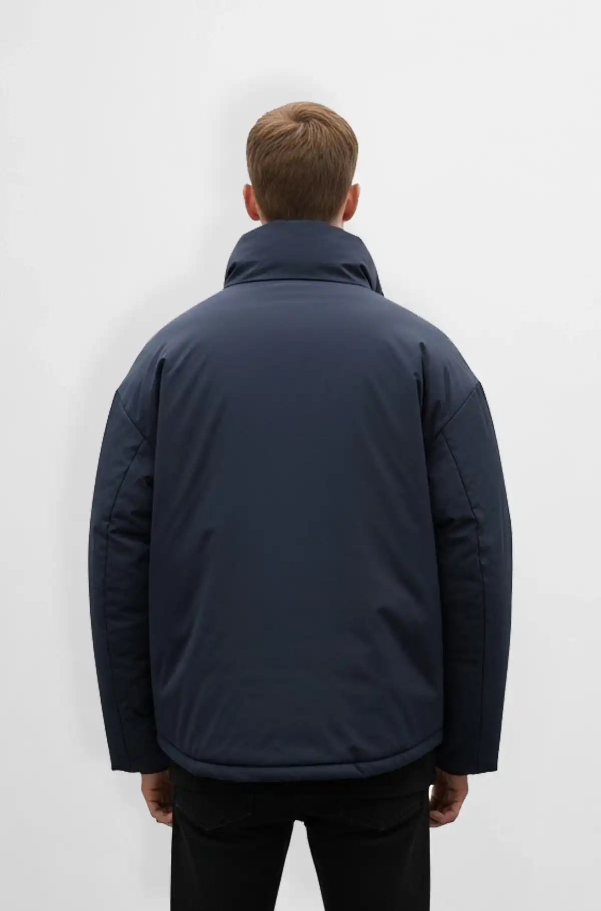 Premium Navy Blue Puffer Jacket