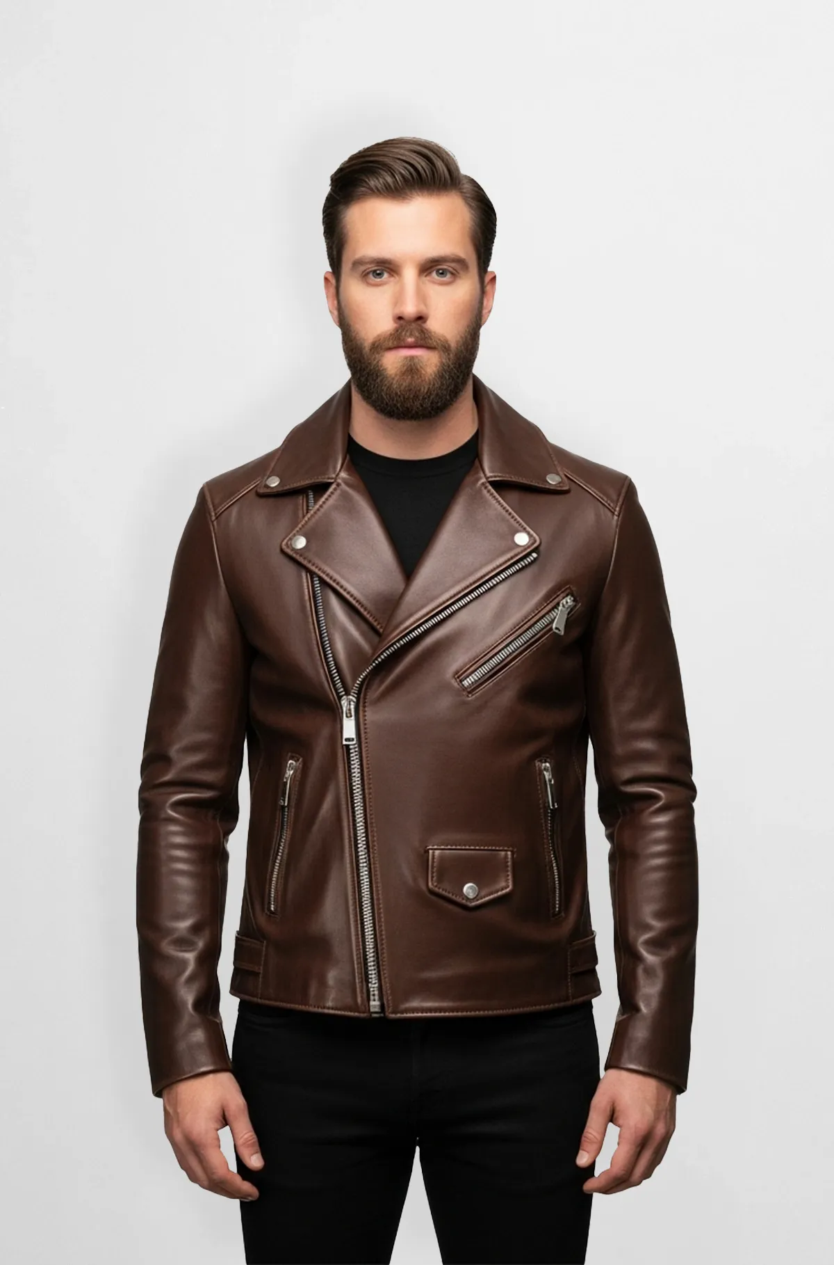Rogue Classic Chocolate Biker Jacket