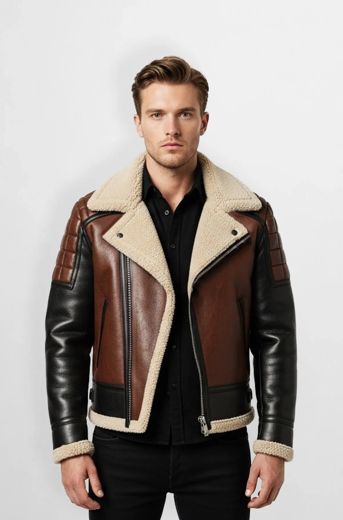 Rugged Ridge Shearling Bomber Jacket