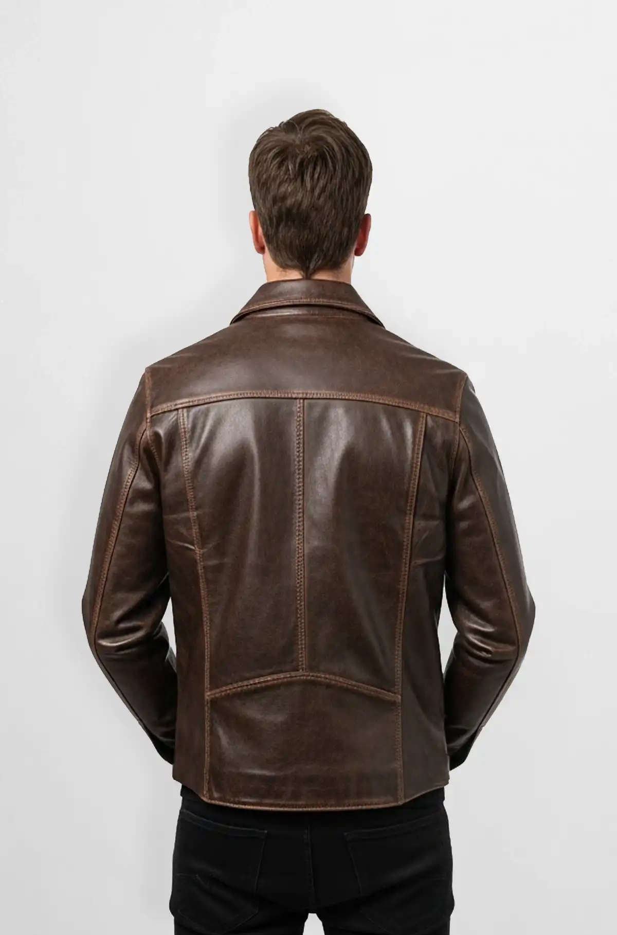 RustRider Brown Classic Trucker Jacket