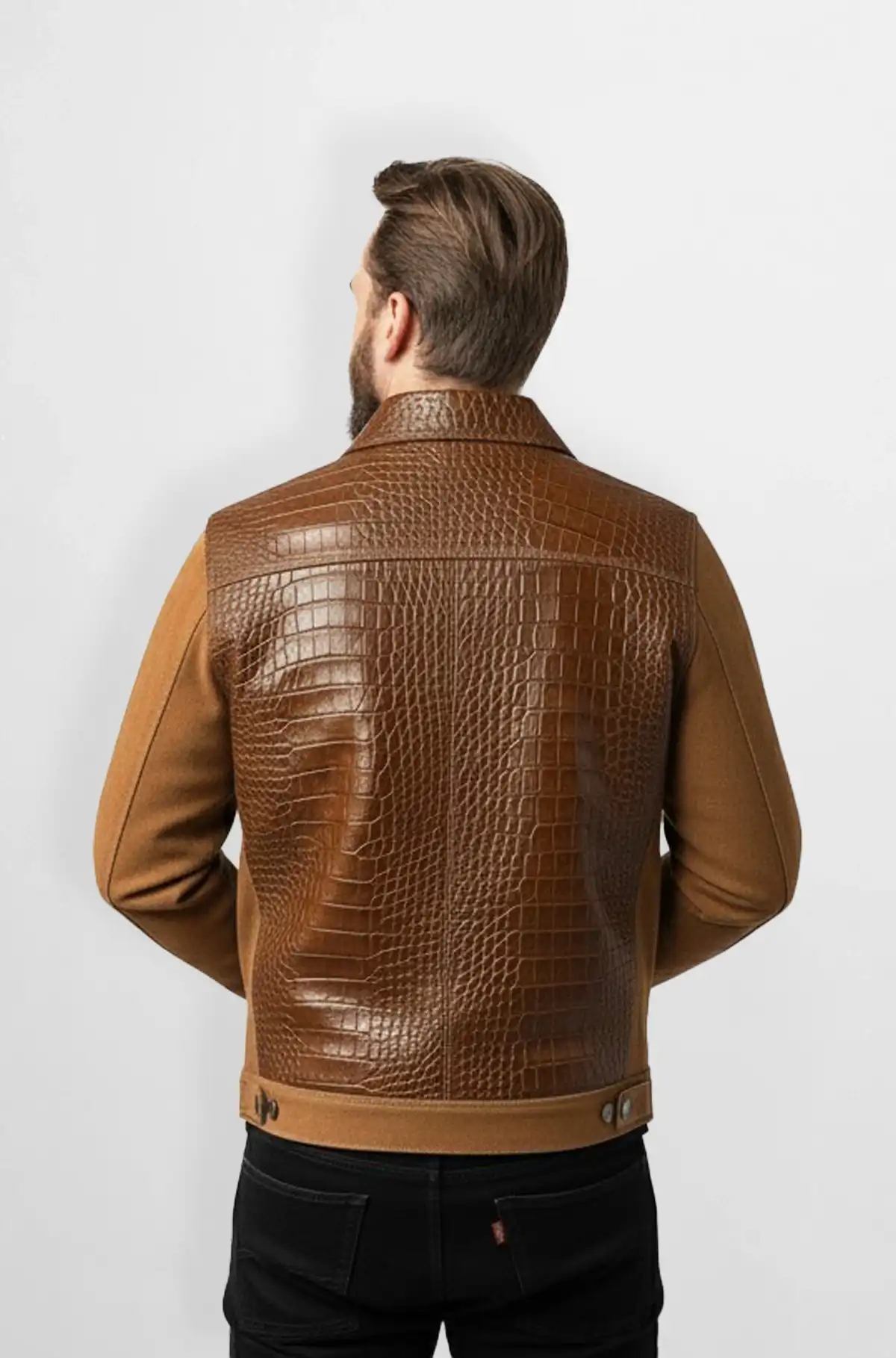 Saddle Luxe Panel Jacket