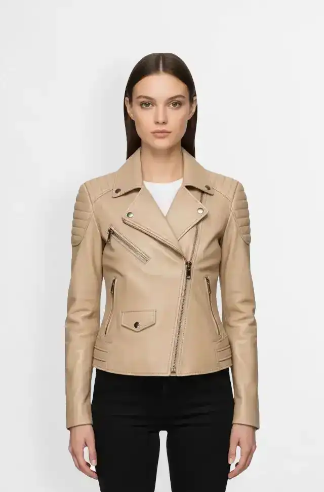 Sandstorm Biker Leather Jacket