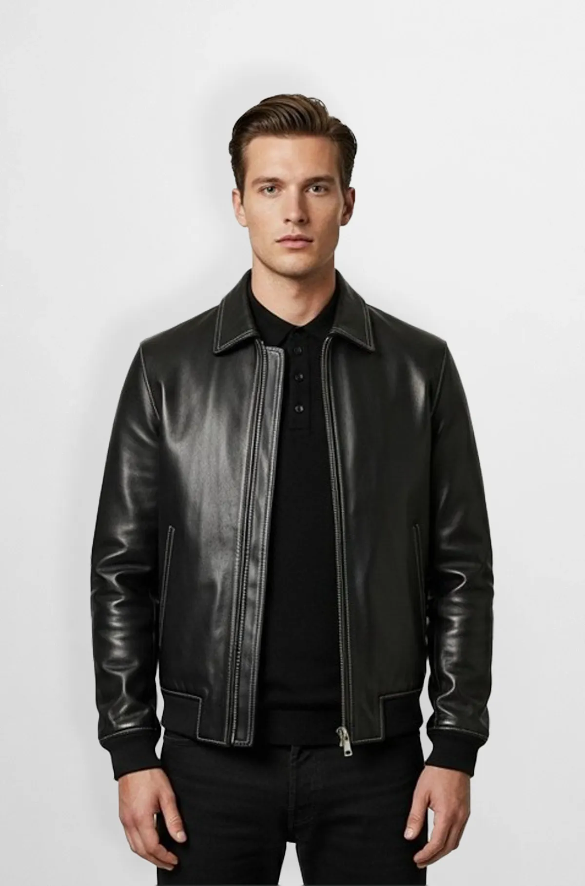 Shadow Craft Jet Black Luxe Bomber