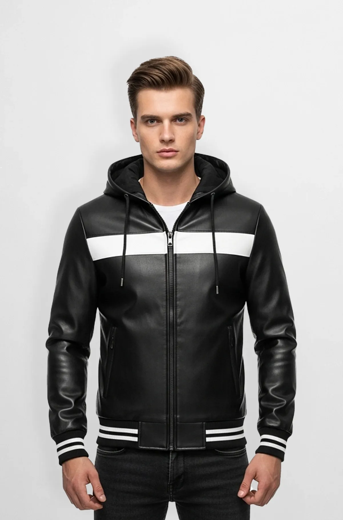 StrikerEdge Hooded Bomber Jacket