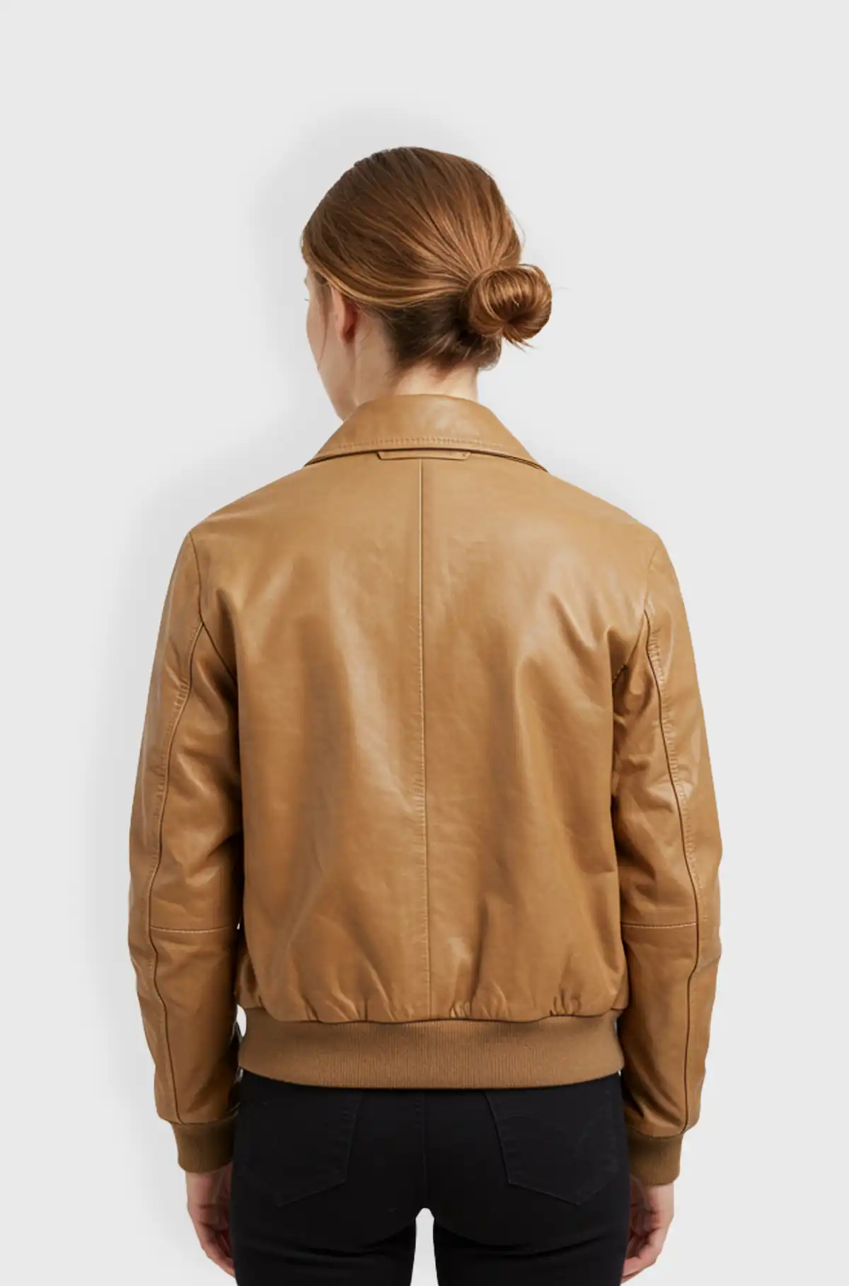 The Honey Brown Leather Jacket