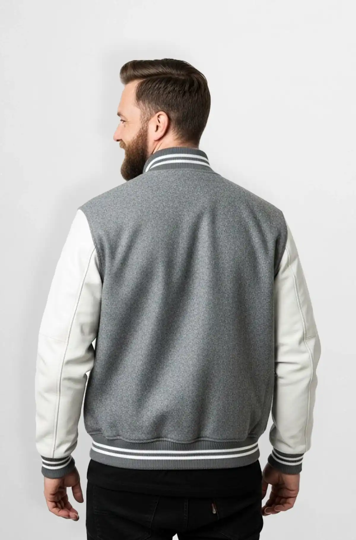 ThunderStrike Varsity Leather Jacket