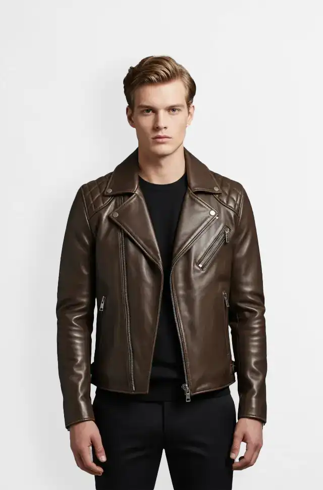 Titan Quilted Biker Jacket
