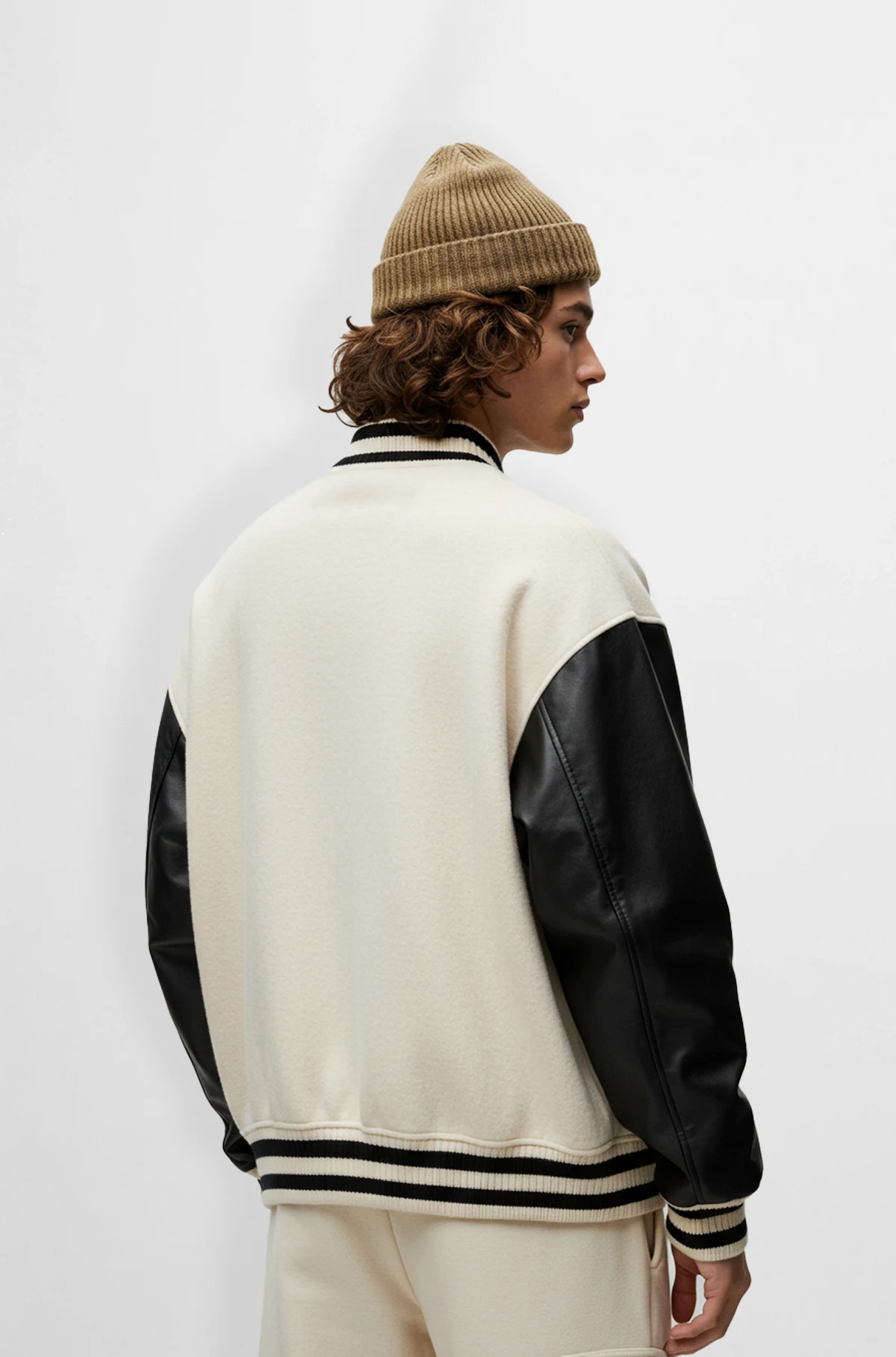 TwoTone Varsity Leather Jacket