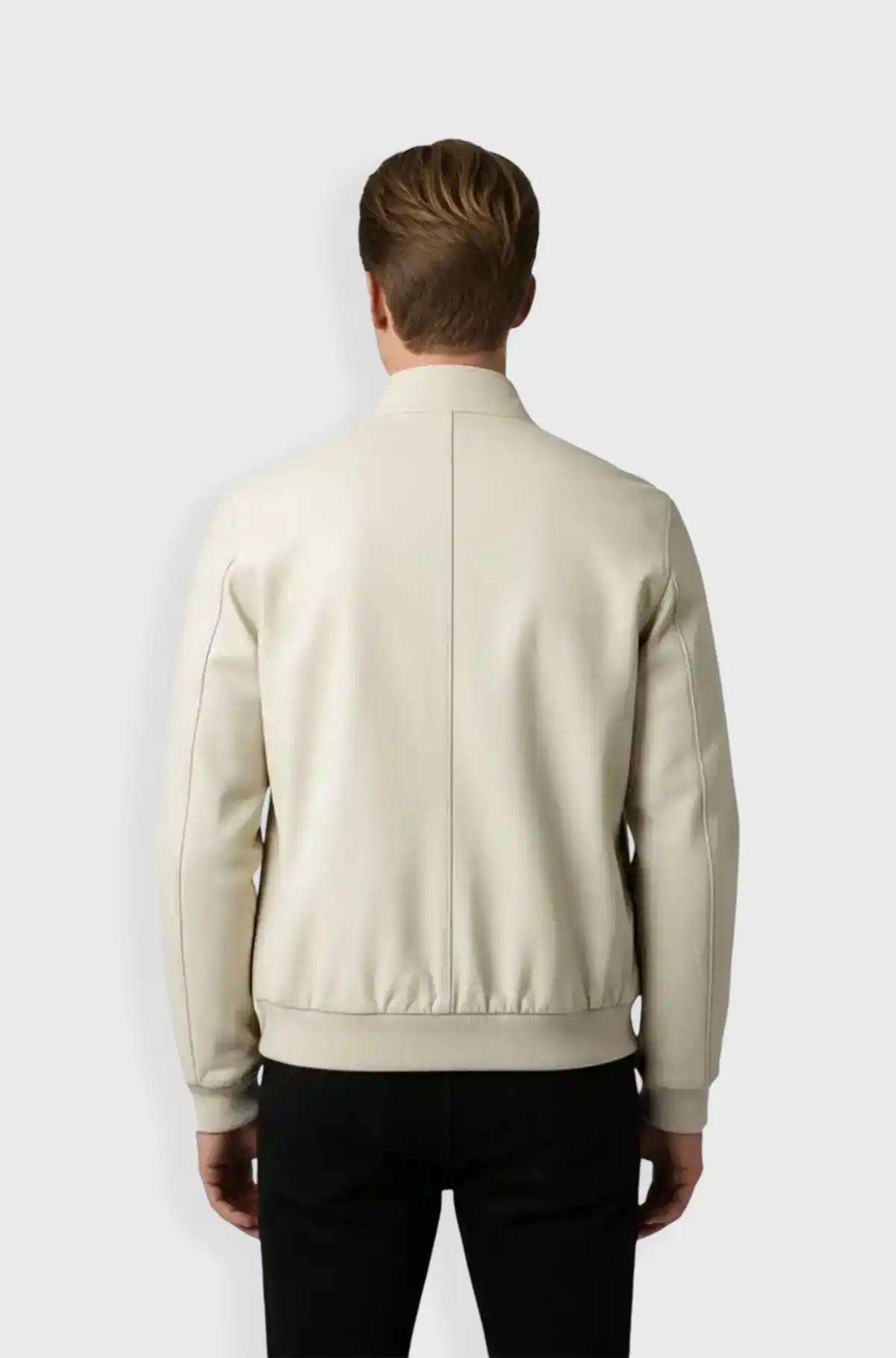 Urban Elegance Ivory Bomber